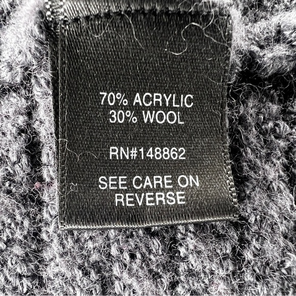 XL TORRID SLATE BLUE GREY SWEATER WOOL BLEND KNIT VNECK SHORT SLEEVE - Picture 11 of 12